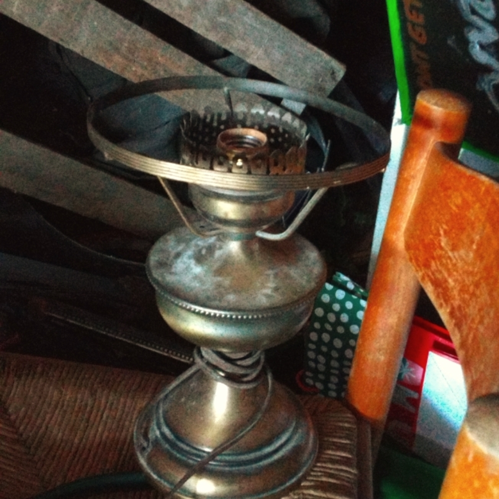 Vintage Brass Lamp